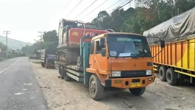 Polda Sumut Amankan Dua Ekskavator Diduga untuk Tambang Emas Ilegal di Mandailing Natal