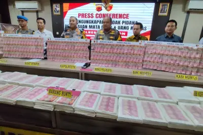 Polisi Bongkar Pabrik Uang Palsu di Cirebon yang Beroperasi Sejak 2022