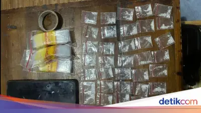 Polisi Bongkar Penyimpanan 40 Paket Sabu di Rumah Kosong di Serang