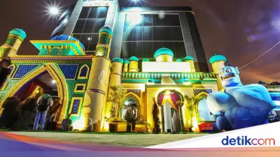 Polres Bogor Sulap Pos Terpadu Gadog dengan Nuansa Timur Tengah Aladin