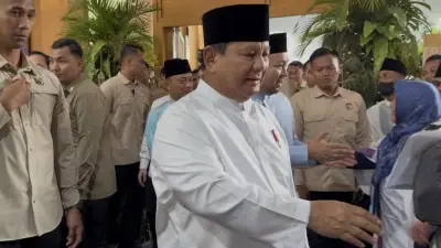 Prabowo dan Didit Sambut Warga dengan Hangat di Open House Istana Kepresidenan