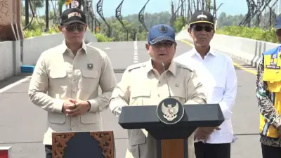 Prabowo Resmikan 218 Jembatan, Ungkap Kini Tidur Lebih Lega untuk Anak Desa