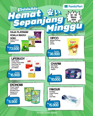 Promo FamilyMart Maret 2026: Diskon Kebutuhan Sehari-hari Hingga 8 Maret