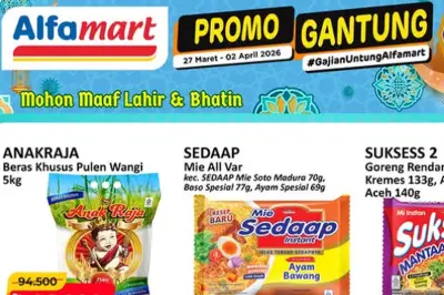 Promo Gantung Alfamart 27 Maret 2026: Beras 5 Kg Mulai Rp 35.000