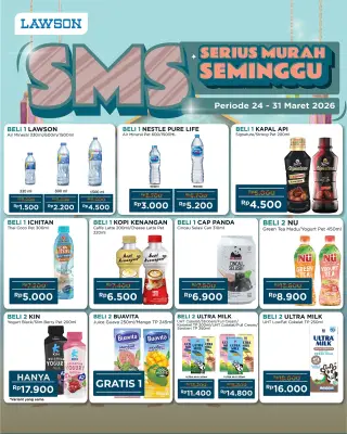 Promo Seru Lawson Station Indonesia: Diskon Hingga Beli 2 Gratis 1 di Maret 2026