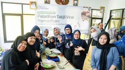 Sandiaga Uno Buka Pelatihan Takjil Viral untuk Ibu-Ibu, Dukung Usaha Rumahan