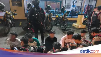 Satbrimob Polda Metro Jaya Gagalkan Tawuran dan Balap Liar di Jabodetabek, 8 Orang Diamankan