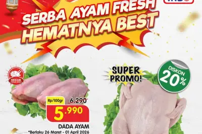 Superindo Gelar Promo Akhir Pekan: Ayam Broiler Diskon 20 Persen