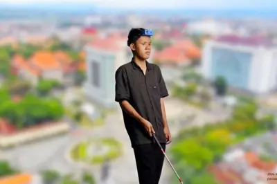 Tim Mahasiswa FMIPA UM Rancang Alat Bantu Tunanetra Berjalan dengan Rasa