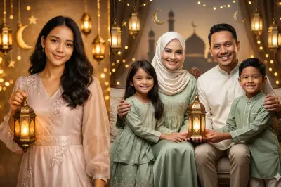 Tips AI: Ubah Selfie Biasa Jadi Potret Lebaran Estetik dengan Lampu Lentera