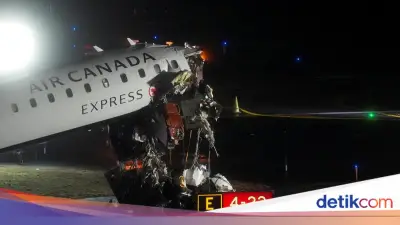 Tragedi di Bandara LaGuardia: Pesawat Air Canada Tabrak Truk Damkar, Pilot dan Kopilot Tewas