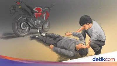 Tragis! Pemotor di Puncak Bogor Tewas Usai Jatuh Lalu Ditabrak Motor Lain