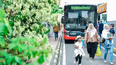 TransJakarta Rute Blok M-Soetta Digunakan 18 Ribu Penumpang Saat Arus Mudik Lebaran 2026