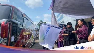 Transmedia Gelar Mudik Gratis ke-11, 540 Karyawan Diberangkatkan ke 40 Titik