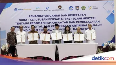 Tujuh Menteri Sepakati Pedoman Penggunaan AI di Dunia Pendidikan Indonesia