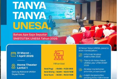 UNESA Gelar Sesi Tanya Jawab UTBK-SNBT di Kampus pada 31 Maret dan 1 April