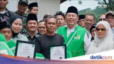 Waka DPR Cucun Resmikan 8 Rumah Relokasi untuk Korban Longsor Arjasari