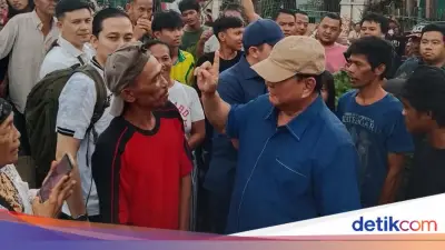 Warga Bantaran Rel Senen Terkejut Didatangi Presiden Prabowo Secara Tiba-tiba