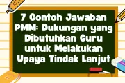7 Contoh Jawaban PMM: Dukungan yang Dibutuhkan Guru untuk Melakukan Upaya