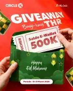 Circle K Indonesia Gelar Giveaway 'Hujan THR', Saldo E-Wallet Rp 500 Juta Dibagikan