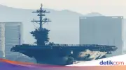 Iran Klaim Drone Hantam Kapal Induk AS USS Abraham Lincoln di Tengah Ketegangan