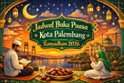 Jadwal Buka Puasa Palembang Hari Ini, Selasa 3 Maret 2026 dari Kemenag