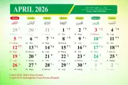 Kalender April 2026: Daftar Hari Libur dan Momen Long Weekend yang Bisa Dinikmati