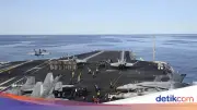 Kapal Induk AS USS Gerald R Ford Terbakar di Laut Merah, AS Tegaskan Bukan Serangan Iran