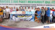 Kemenimipas Salurkan Belasan Ribu Paket Bansos ke Warga Sumut Menjelang Lebaran