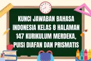 Kunci Jawaban Bahasa Indonesia Kelas 8 Halaman 147 Kurikulum Merdeka: Analisis Puisi