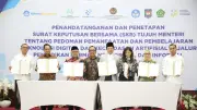 Mendagri Tito Karnavian Tandatangani SKB 7 Menteri untuk Pedoman Teknologi Digital dan AI