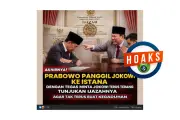 Narasi Media Sosial: Prabowo Panggil Jokowi ke Istana Soal Tudingan Ijazah Palsu