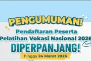 Pendaftaran Pelatihan Vokasi Nasional Dibuka hingga 24 Maret untuk Lulusan