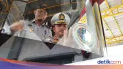 Polisi dan Dishub Depok Gelar Ramp Check Bus Mudik di Terminal Jatijajar