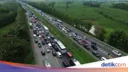 Ribuan Kendaraan Padati Tol Cipularang Jelang Puncak Mudik Lebaran 2026