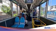 Transjabodetabek Rute Blok M-Soetta Dilengkapi Ruang Khusus Koper