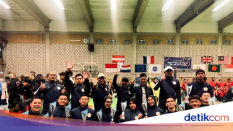 Timnas Pencak Silat RI Borong 4 Emas di Belgia
