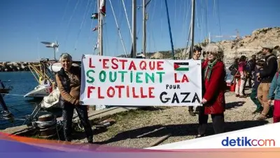 20 Kapal Prancis Berlayar dari Marseille Gabung Armada Bantuan ke Gaza