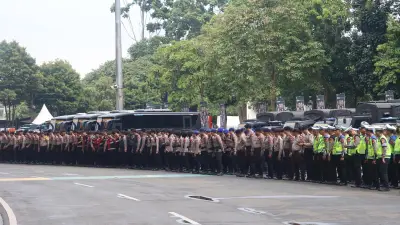 2.730 Personel Gabungan Amankan Laga Sengit Persija vs Persebaya di GBK