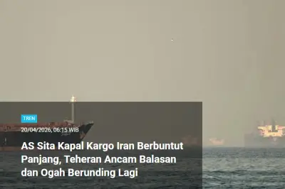 AS Sita Kapal Iran, Ancaman Balas Dendam Gagalkan Perundingan Jadi Tren