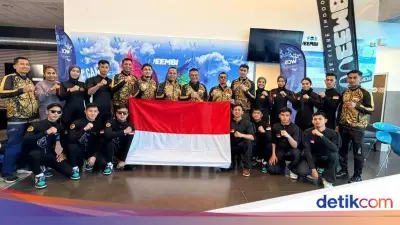 Brimob Polri Tembus 10 Besar Dunia di Kejuaraan Indoor Skydiving di Prancis