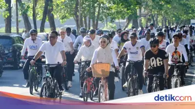 Bupati Gowa Luncurkan Gerakan Bersepeda untuk Hidup Sehat dan Hemat Energi