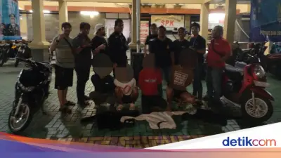 Empat Begal Rampas Motor dan HP di Jakpus Ditangkap Polisi