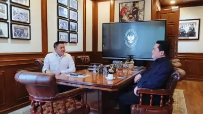 Erick Thohir Laporkan Evaluasi SEA Games dan Deregulasi Kemenpora ke Seskab Teddy