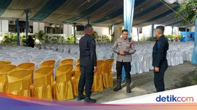 Gegana Brimob Polda Banten Sterilisasi Gereja di Serang untuk Ibadah Kamis Putih