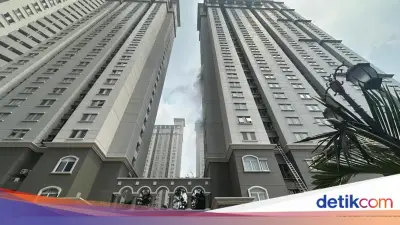 Kebakaran Apartemen Jakbar, Asap Hitam Masih Membumbung Tinggi