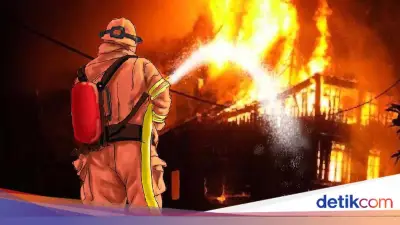Kebakaran Landa Asrama Kepolisian di Ciledug Tangerang, 4 Unit Damkar Dikerahkan