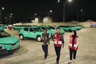 Kemenhub Sidak Taksi Xanh SM di Bekasi Usai Kecelakaan Kereta