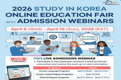 Korea Selatan Gelar Webinar Gratis untuk Konsultasi Kuliah Bagi Pelajar Asing
