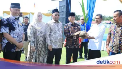 Mendes Serahkan 4 Juta Bibit Kelapa dan Pinang untuk Investasi Jangka Panjang di Sumbar